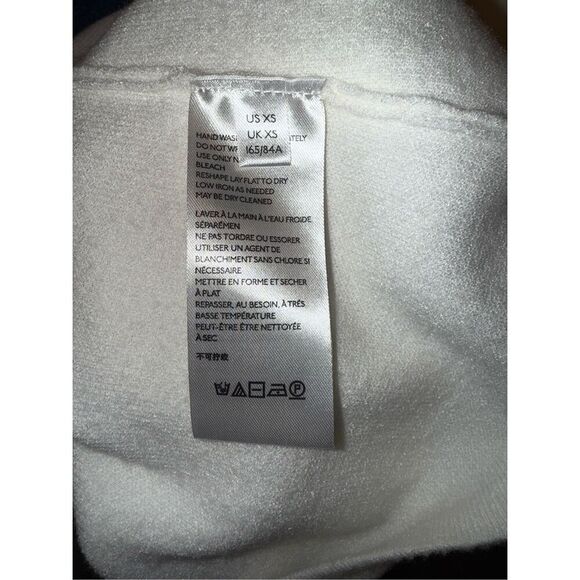 Anthropologie Claudette Dress Ruffled 3/4 Sleeves Tunic White Sz. XS - Picture 9 of 11